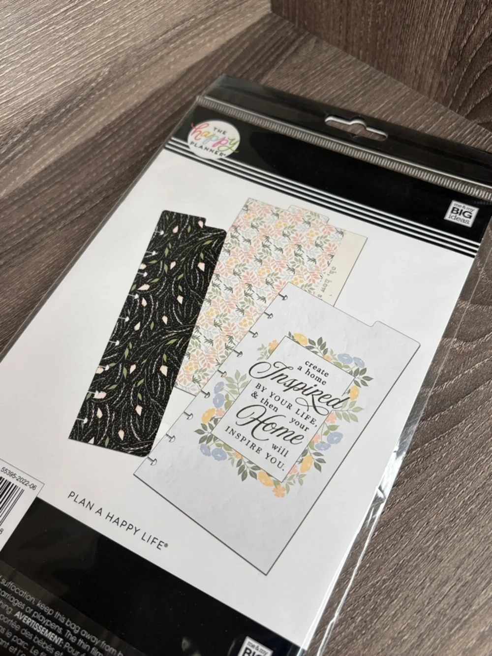 ❤️$4 NWT The Happy Planner Homebody Classic Dashboard 3 Pieces - Picture 7 of 9